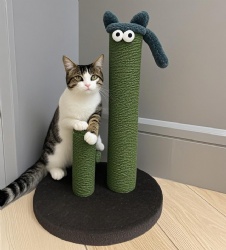 Cute Character Cat Scratching Post