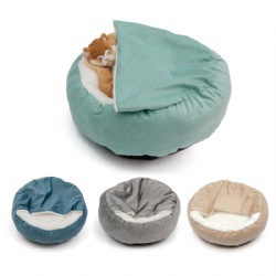 Soft and Comfortable High Quality Durable Half-encolosed Pet Beds for Cats