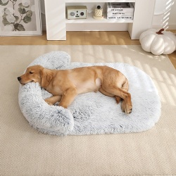 Removable Washable Sponge Pet Sofa Cushion Plush All Season Comfortable Dog Cushion Large Dog Mattress Cat Bed