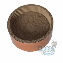 Bowl Shaped Cardboard Cat Scratcher Toy
