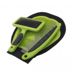 Pet Glove Dog Tpe Gloves Groomer Grooming Stock Guantes Mascotas Lint Remover Finger Silicone Animal Hard Limpieza Para Cat