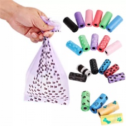 Dog Poop Bag For 15 Pieces Each Roll Bag Dog Poop Clip Pet Supplies Hot Selling Pets Bag