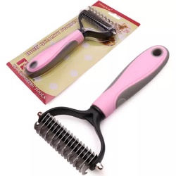 Cat Comb Dog Brush Chew Circle Silicon Organic Pet Kamm Hund Brush2In 1 Climbing Bath Rller Bamboo Luxury Matting Grooming