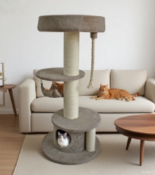 Cat Activity Tree with Hammock