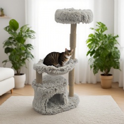 Natural Cat Tree With Hammock