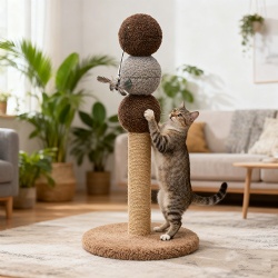 Cat Scratcher with Balls